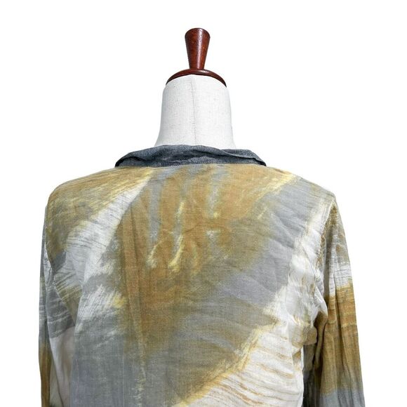 Palma Leone Top Size Small Women's Abstract Painted Breezy‎ Tunic Art to Wear - Picture 7 of 11